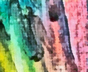 Colorful scratched grunge texture. Dry oil strokes background. Design pattern.