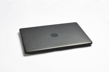 Laptop with clipping path on white