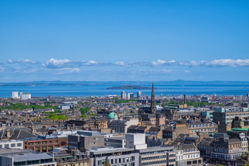 Blick auf Edinburgh/Schottland