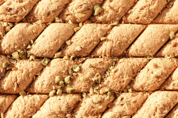 Sweet halva dessert slices