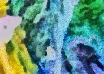 Fototapeta premium Original abstract painting at canvas. Mixed media pattern. Hand drawn art background.