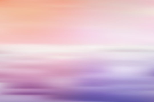 Pink Sky With Clouds, Gradient Background