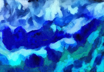 Original abstract painting at canvas. Mixed media pattern. Hand drawn art background.