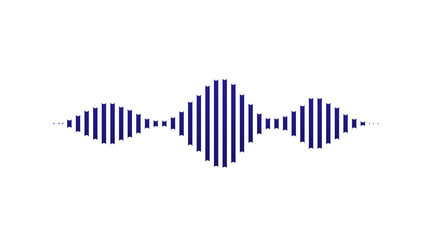 Wave sound vector background. Music flow soundwave design, dark elements isolated on white backdrop. Radio beat frequency consist of lines
