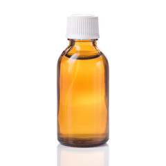 One bottle with liquid medicine