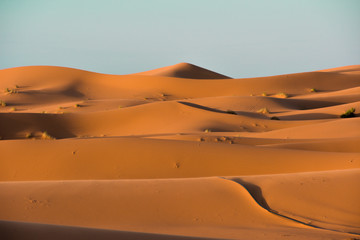 Fototapeta na wymiar Sahara, Wüster, Marokko