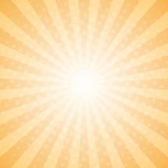 Abstract light rays halftone background