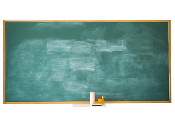 Full flame chalkboard on white background