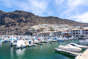 Fototapeta na wymiar Los Gigantes port, Tenerife, Canary islands, Spain