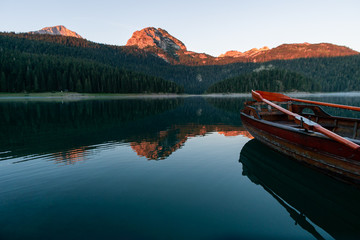 Obraz premium Durmitor Nationalpark Montenegro Blacklake