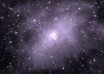 Obraz premium galaxy in a free space