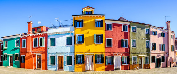 burano - famous old town - italy