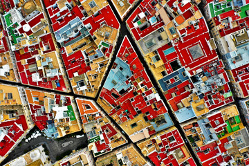 Fototapeta na wymiar Cadiz Luftbilder - Hochauflösende Luftbilder von Cadiz mit der DJI Mavic 2 Drohne