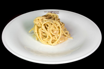 Pasta, Cacio, Pepe, Cheese,  Food; Cucine; Tipical; Rome; Lazio; Italy; Europe