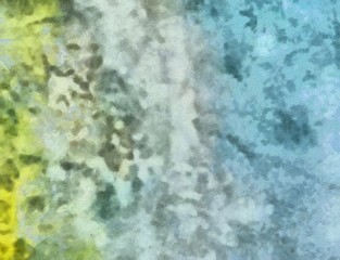 Weathered abstract grunge texture. Background with paint strokes and splashes. Pattern with dirty and blots elements. Retro oil style. Simple closeup template for graphic design