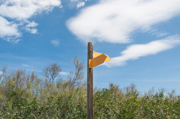 Path and trail route indicator