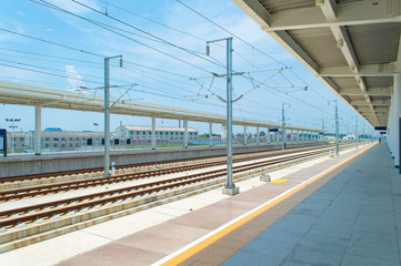 modern train station