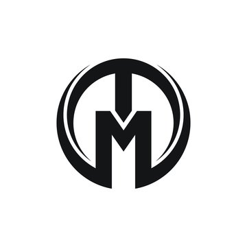 Letter TM, MT, logo vector design inspiration