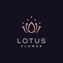 lotus flower logo design