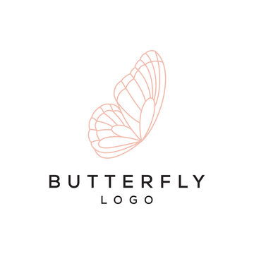 butterfly vector logo design
