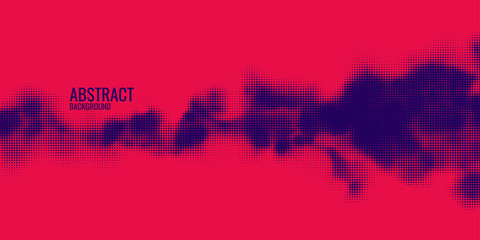 Fototapeta premium Raster drukowania monochromatycznego, streszczenie tło rastra wektorowego.