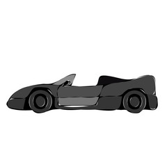 vector isolated black car