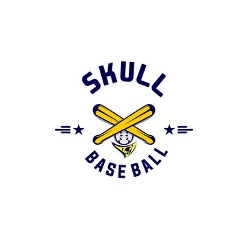 skull baseball