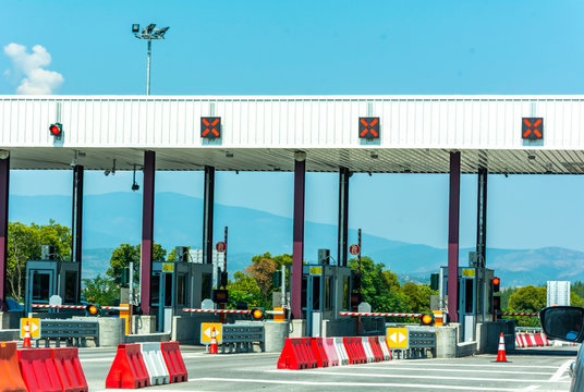 Empty Pay Toll Check Point