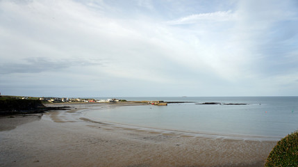 Spring evening in Loughshinny Bay.Ireland.