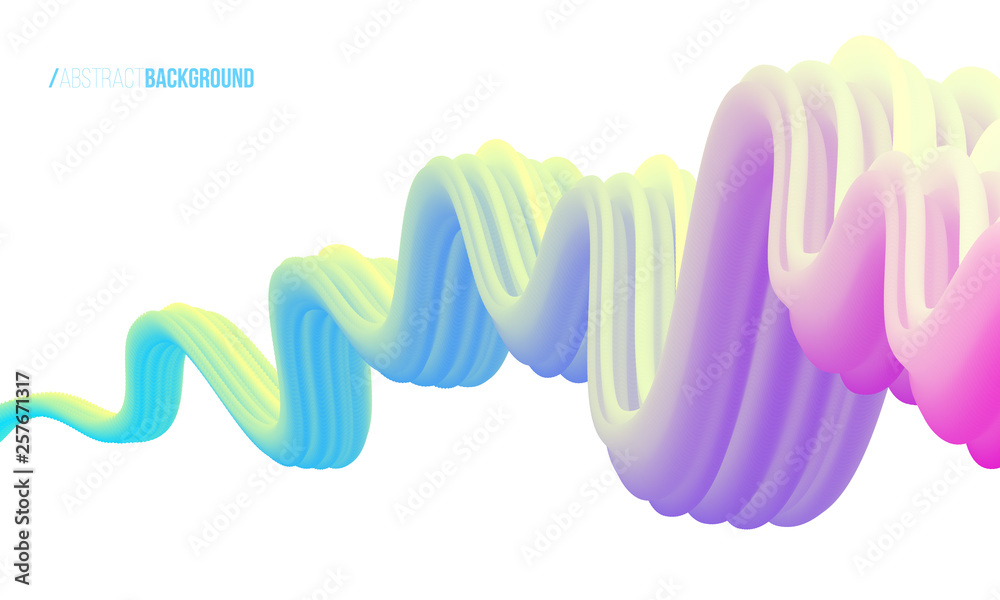 Wall mural dynamic motion abstract background.