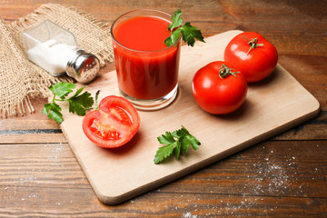 Fresh tomato juice