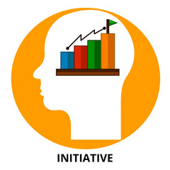 Initiative Abstract Icon Surrealism Vector