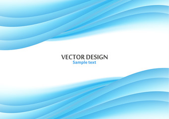 Modern abstract background with bright wavy lines.