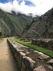 Fototapeta na wymiar Ollantaytambo, Inca Ruin in Peru