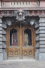 Front door of the old house.
