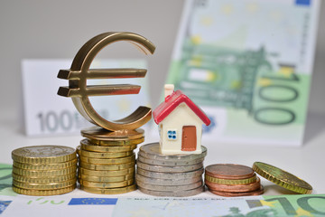 euro monnaie argent change europe BCE immobilier