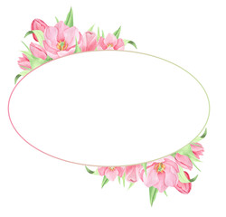 Watercolor  spring  flowers