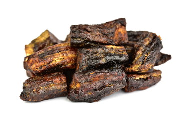 sun dried banana pieces