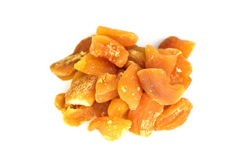 Natural candied dried ginger pieces