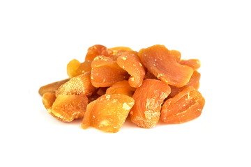 Natural candied dried ginger pieces