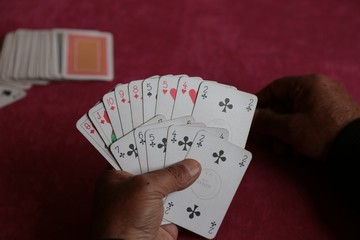 player to the casino with a combination of four aces. 