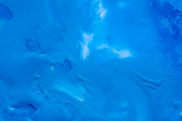 Close up of different color oil paint, Patterns or backgrounds of various colors, colors on the fabric.