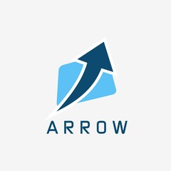 Obraz premium Modern Arrow Logo Template