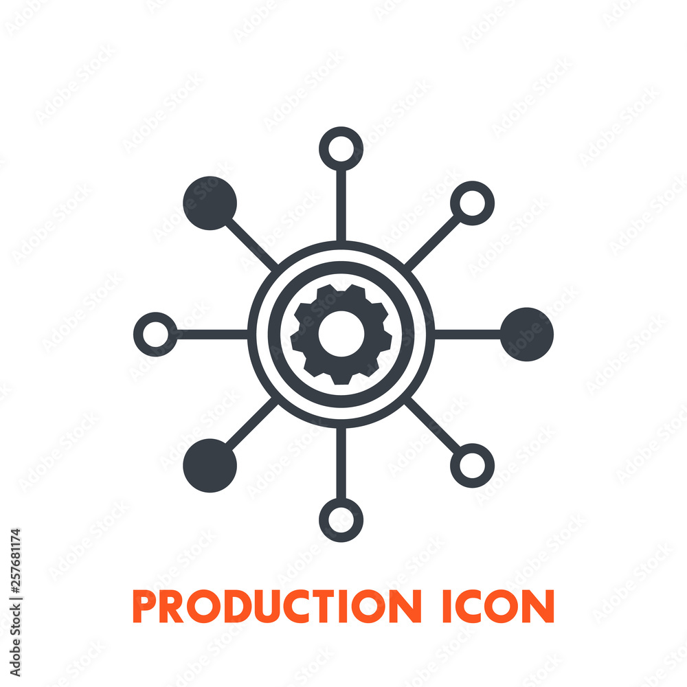 Canvas Prints production icon on white