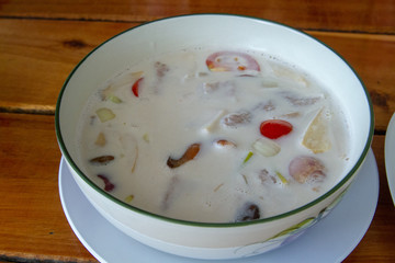 Tom kha kai, Thai coconut soup