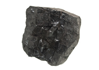 coal isolated on white background