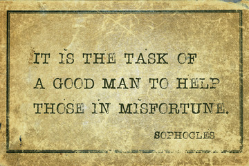  task of a man Sophocles