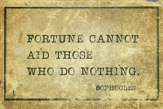 Who Do Nothing Sophocles