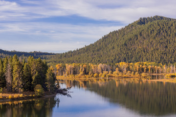 Scenic Teton Landscape in Fall