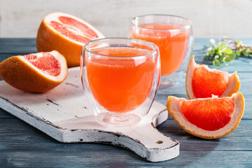 Image with grapefruit juice.